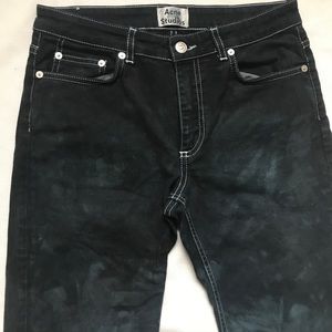 Acne jeans sz 26 with moody black overdye